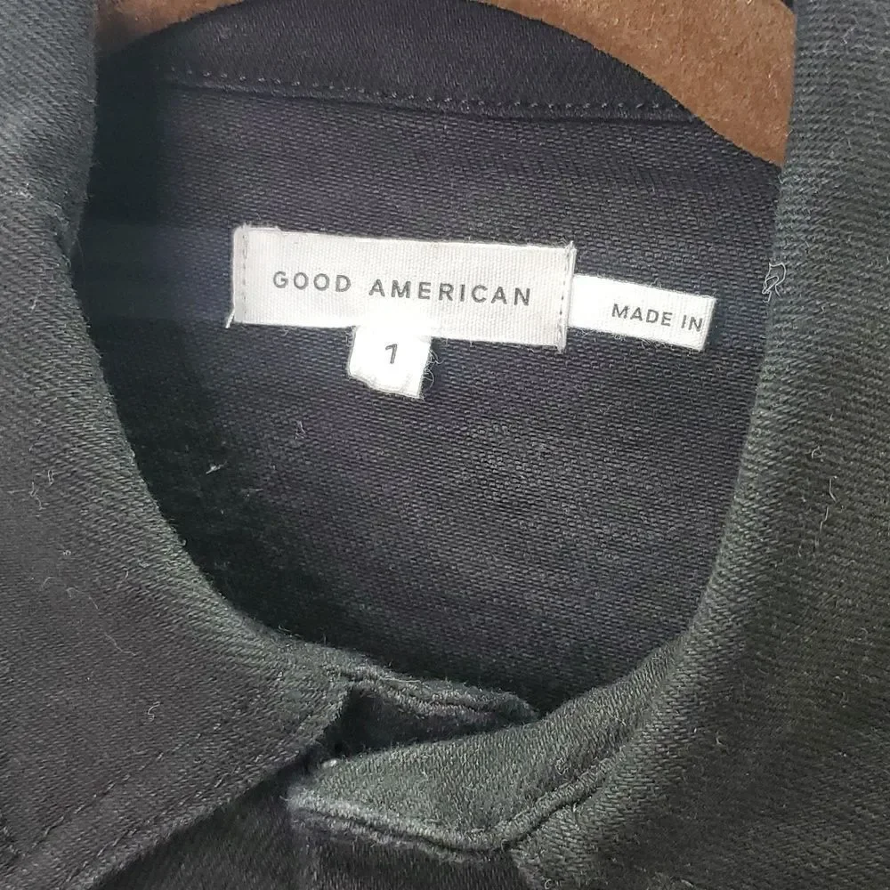 Good American The Fit For Success Jumpsuit Black Size 1